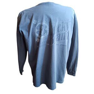 Large Lucky Brand True Vintage Y2K Long Sleeve Cotton T-Shirt USA 2 Sided LS